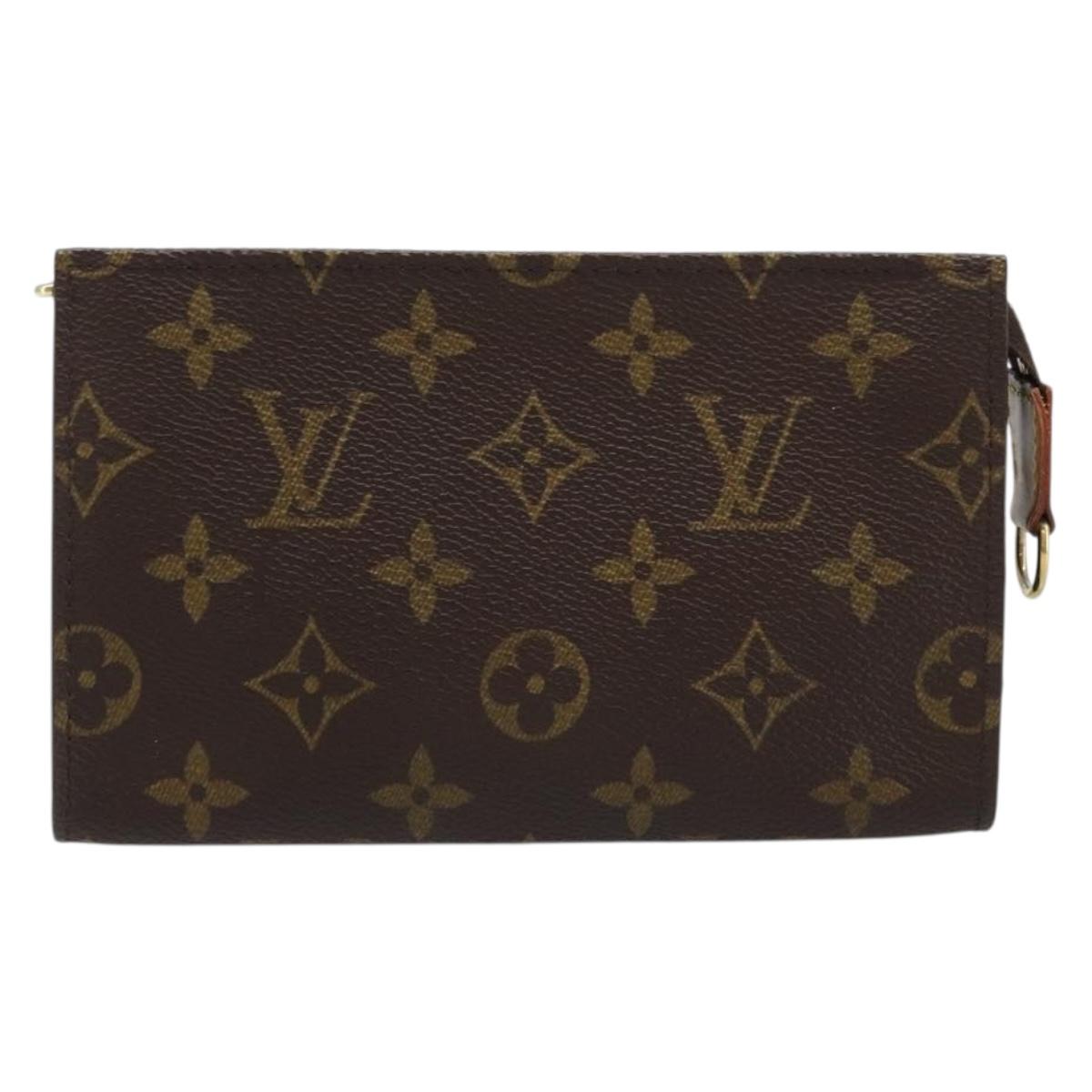 LOUIS VUITTON Monogram Bucket PM Accessory Pouch LV Auth kk642