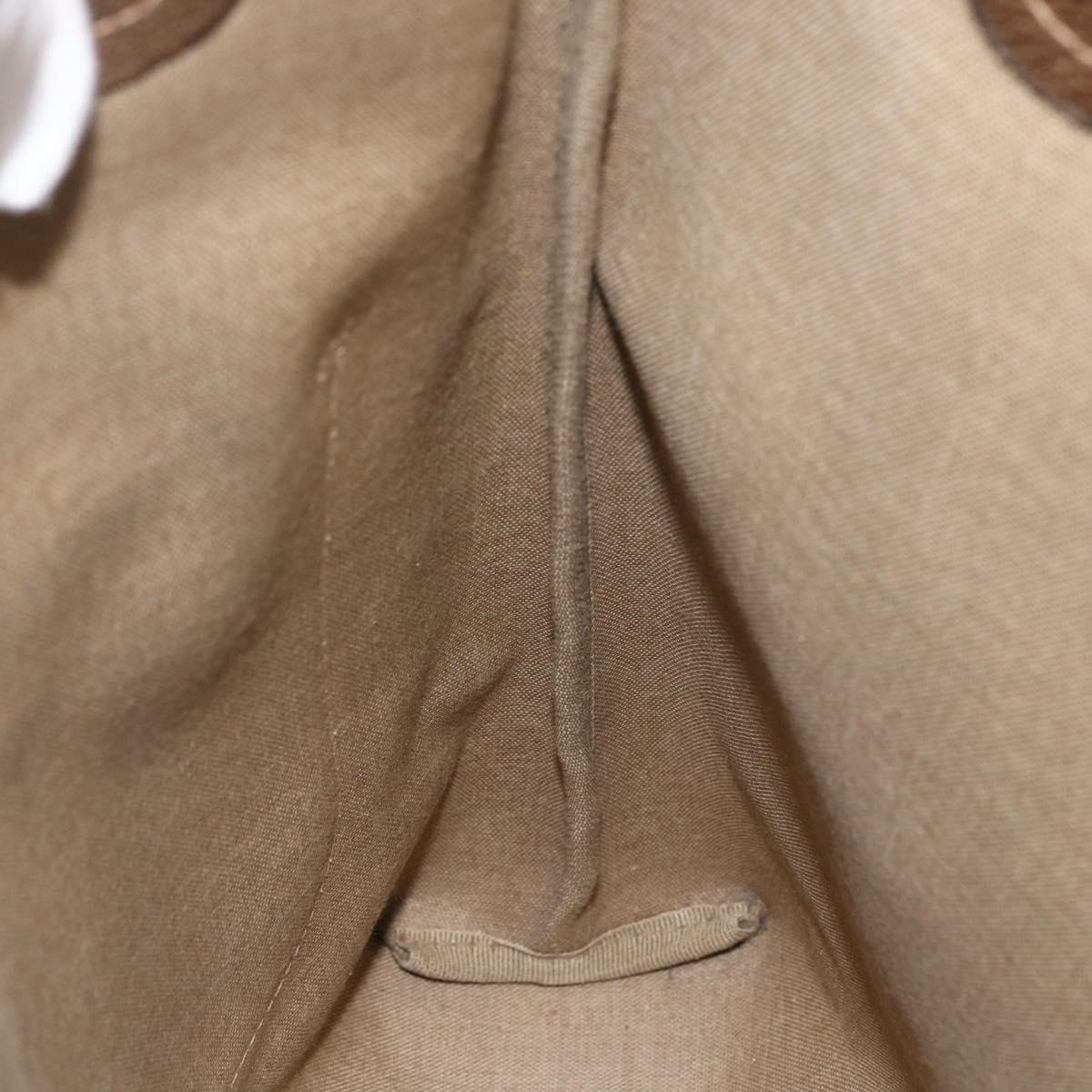 GUCCI GG Supreme Web Sherry Line Tote Bag PVC Beige Gold 39 02 003 Auth kk643