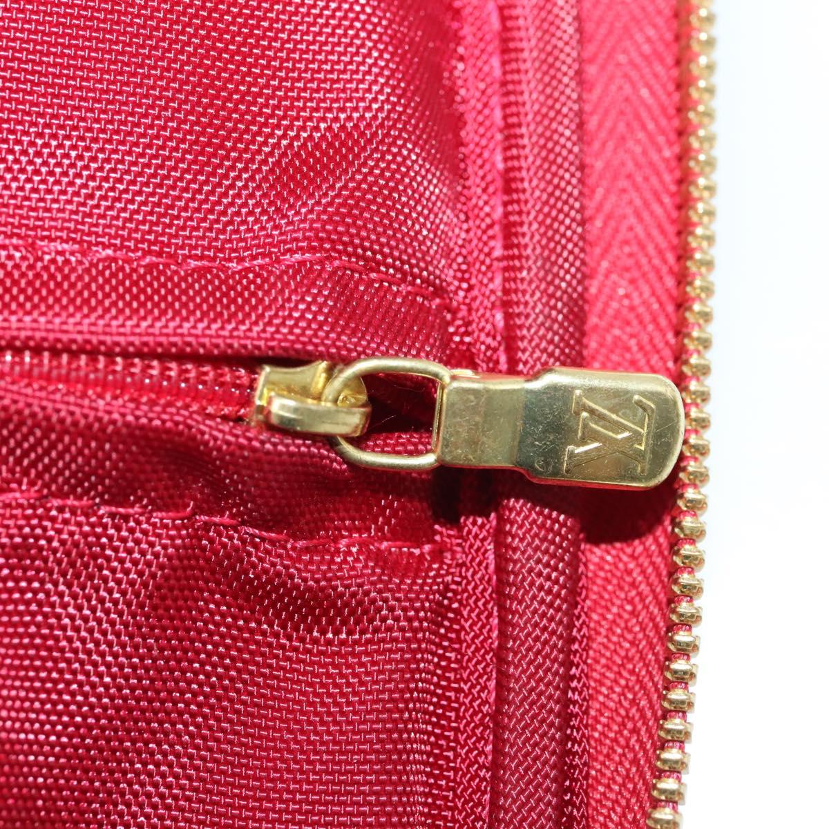 LOUIS VUITTON Monogram Vernis Pegas 45 suitcase Pomme D'amour M91278 Auth kk662