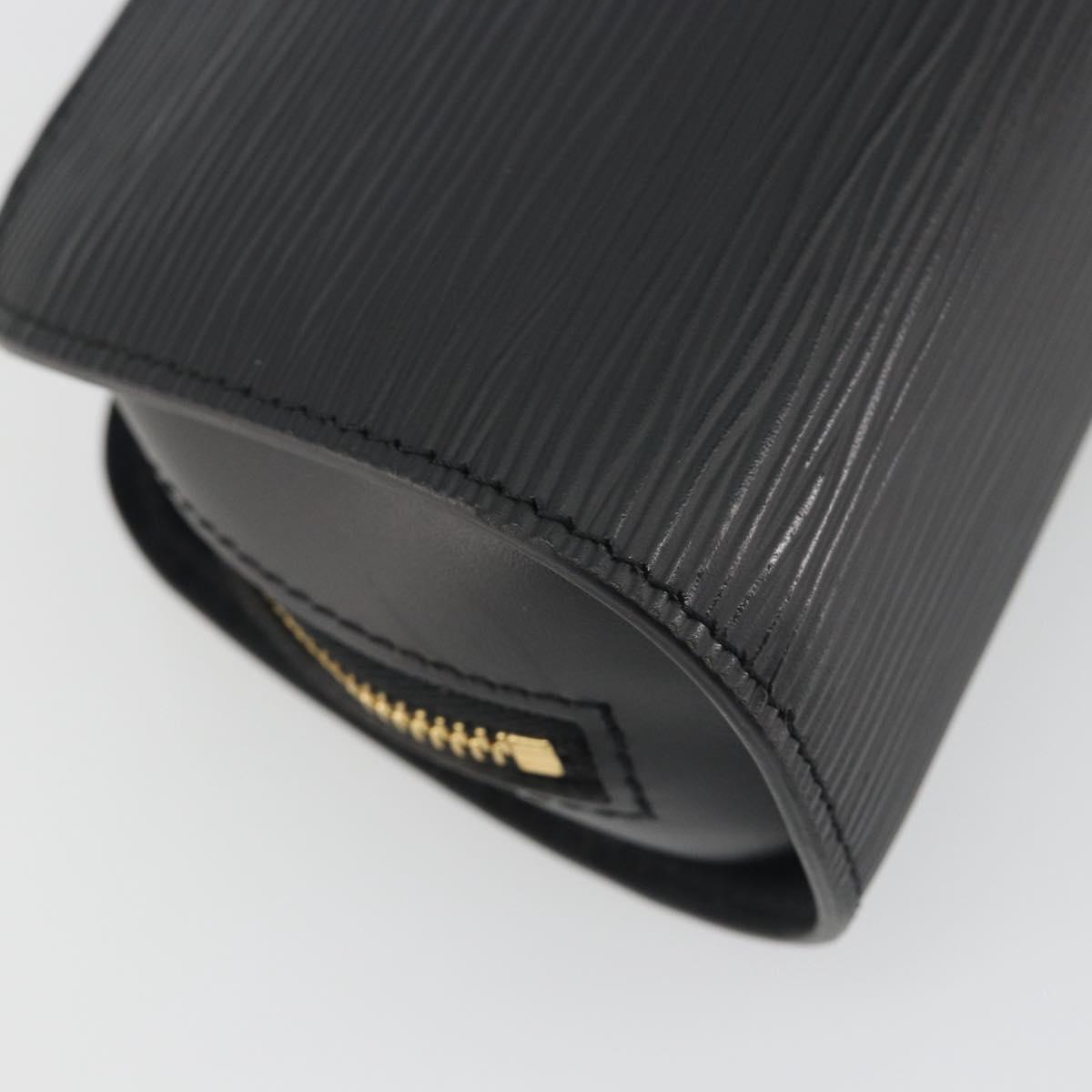 LOUIS VUITTON Epi Dauphine PM Pouch Black M48442 LV Auth kk698