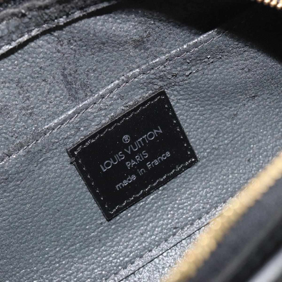 LOUIS VUITTON Epi Dauphine PM Pouch Black M48442 LV Auth kk698