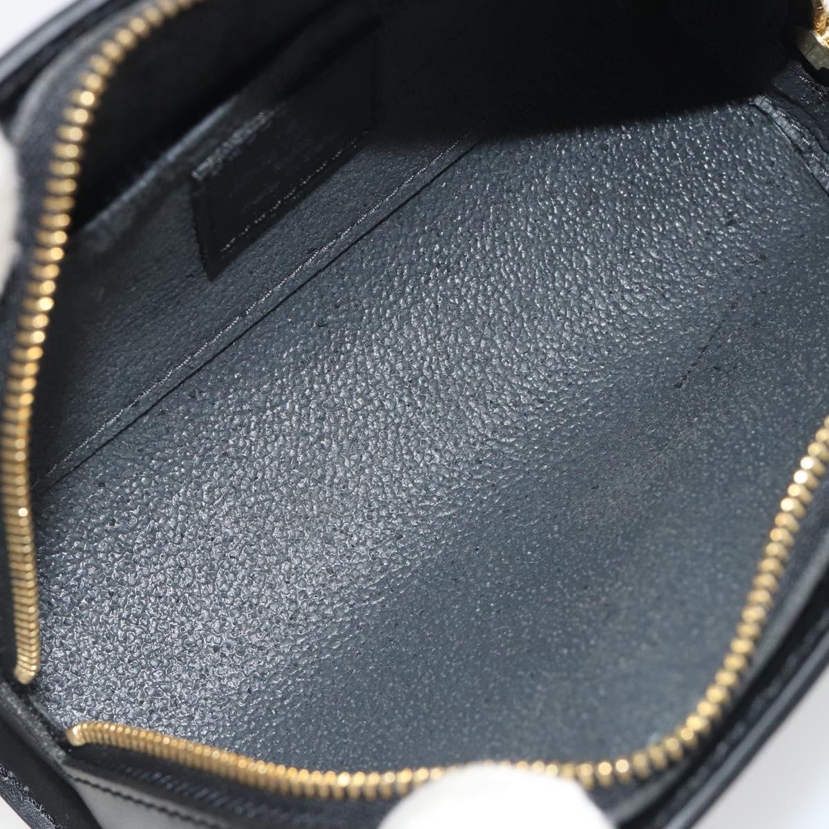 LOUIS VUITTON Epi Dauphine PM Pouch Black M48442 LV Auth kk698