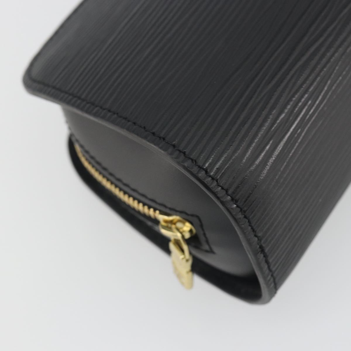 LOUIS VUITTON Epi Dauphine PM Pouch Black M48442 LV Auth kk698