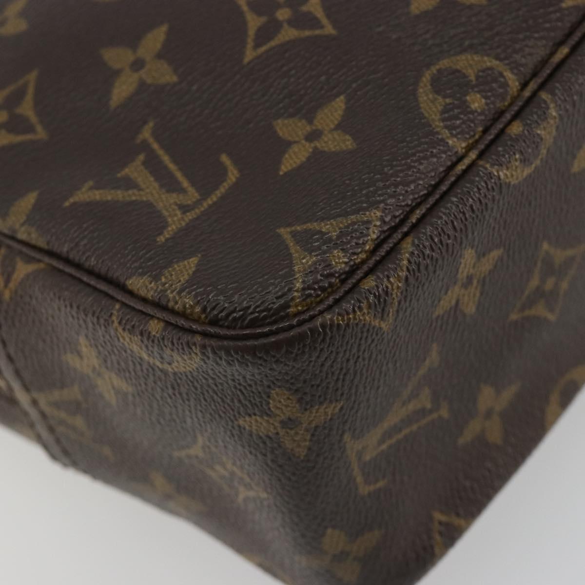 LOUIS VUITTON Monogram Trousse Toilette 28 Clutch Bag M47522 LV Auth kk701A