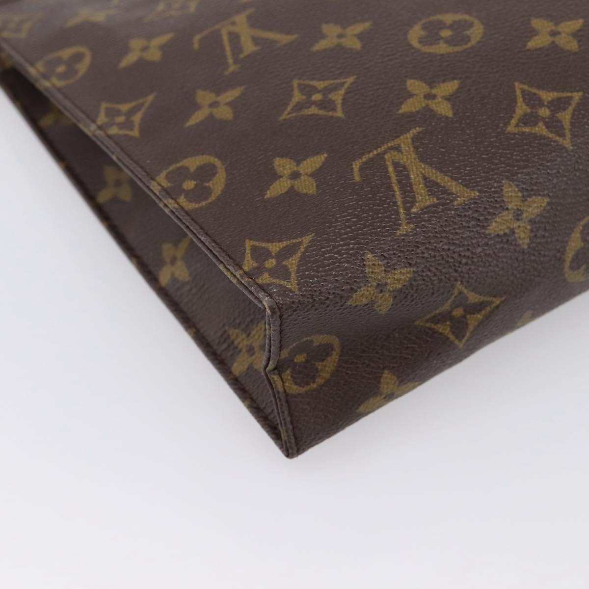 LOUIS VUITTON Monogram Poche Toilette 26 Pouch M47542 LV Auth kk703