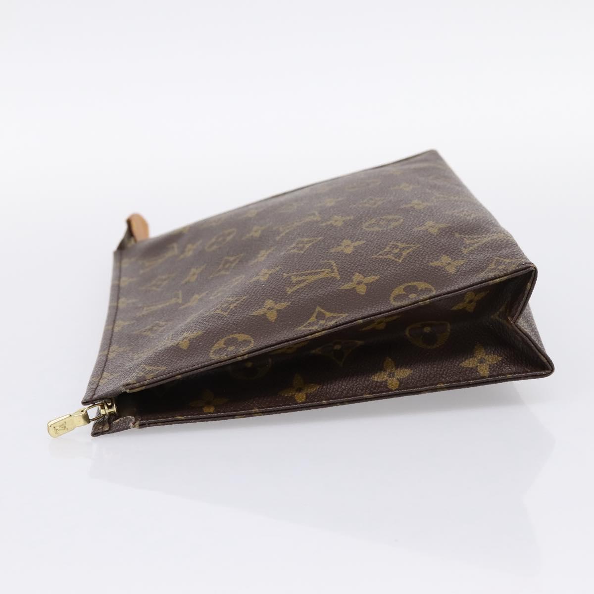 LOUIS VUITTON Monogram Poche Toilette 26 Pouch M47542 LV Auth kk703