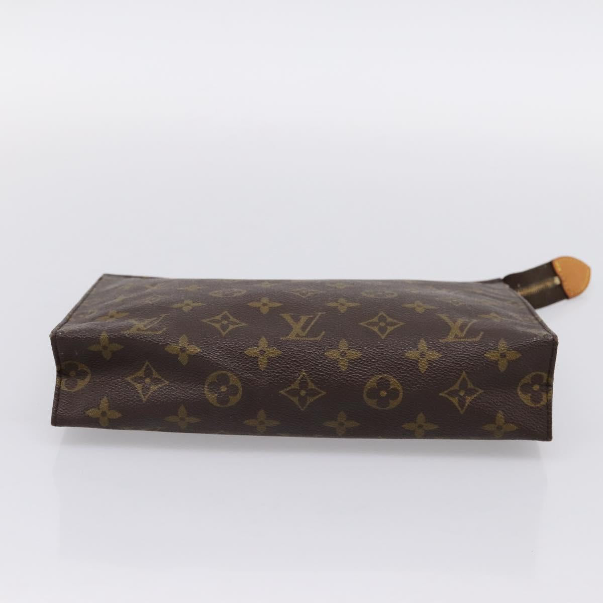 LOUIS VUITTON Monogram Poche Toilette 26 Pouch M47542 LV Auth kk703