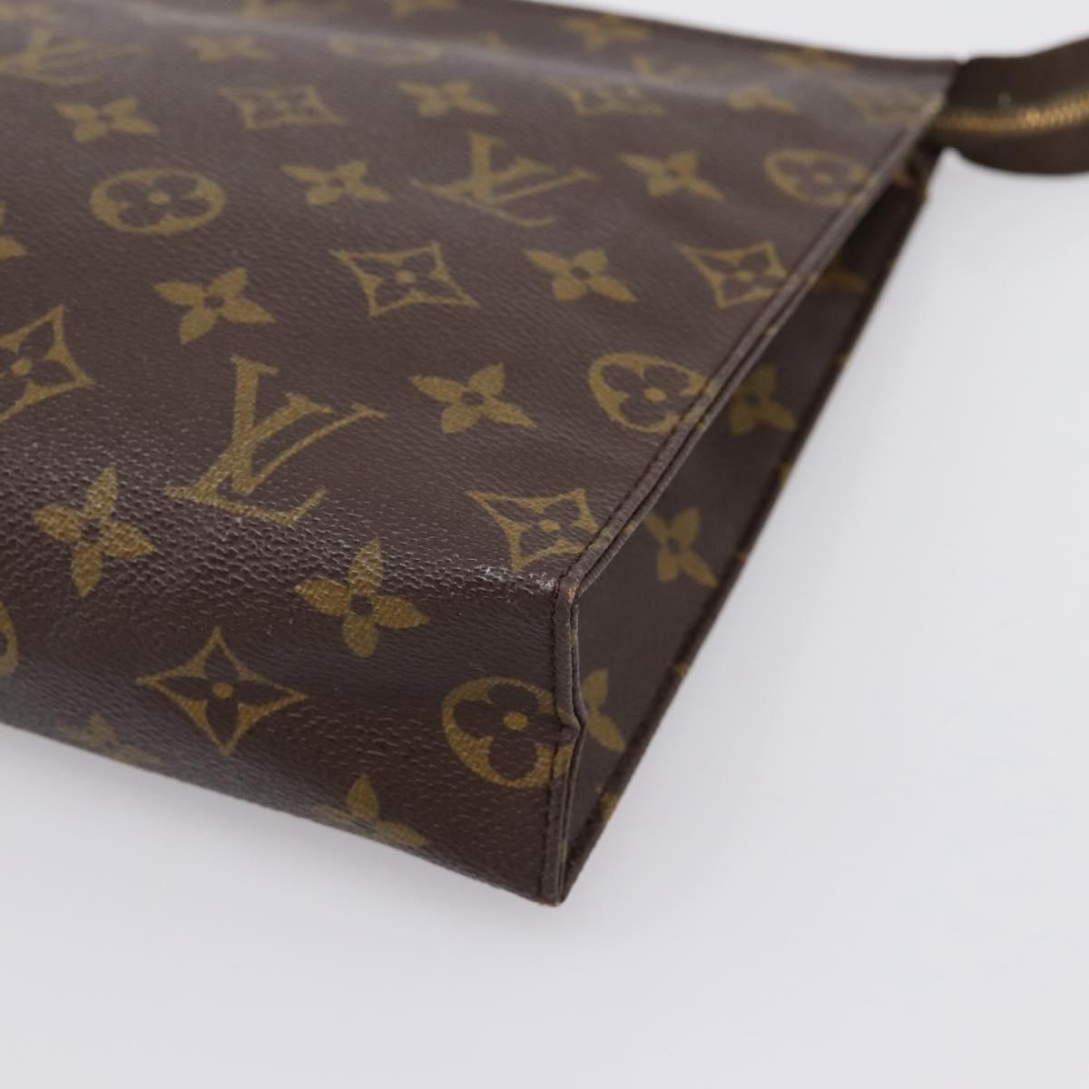 LOUIS VUITTON Monogram Poche Toilette 26 Pouch M47542 LV Auth kk703