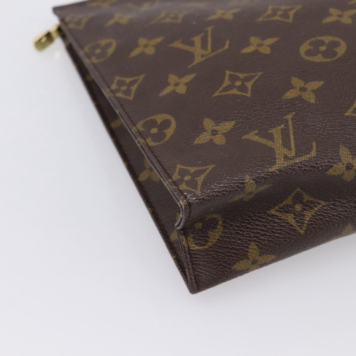 LOUIS VUITTON Monogram Poche Toilette 26 Pouch M47542 LV Auth kk703
