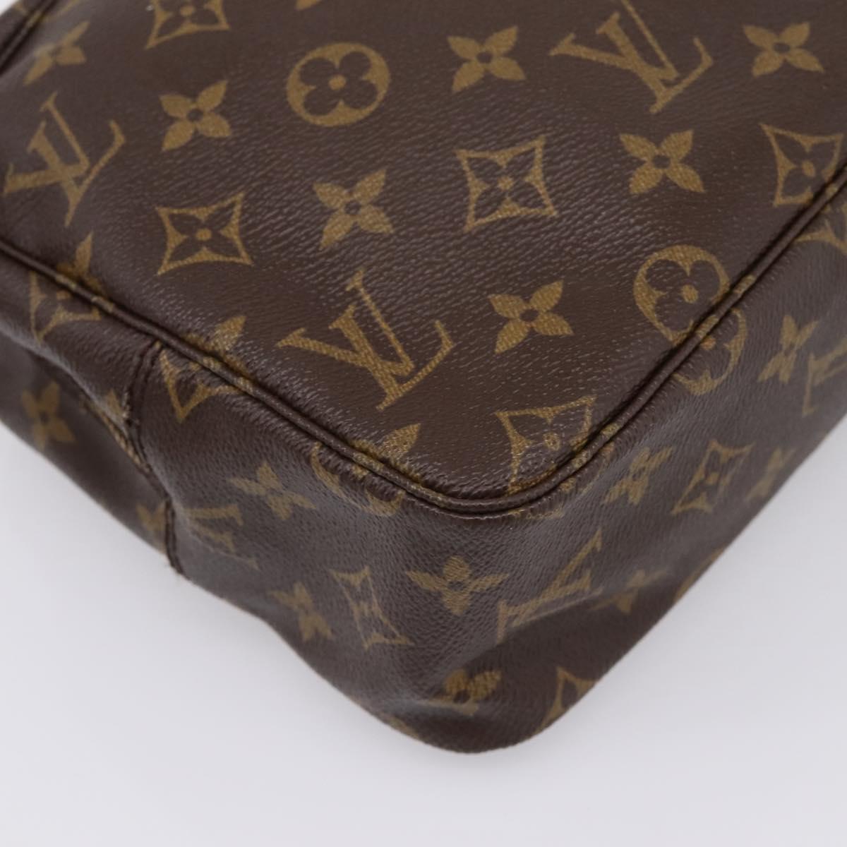 LOUIS VUITTON Monogram Trousse Toilette 28 Clutch Bag M47522 LV Auth kk704