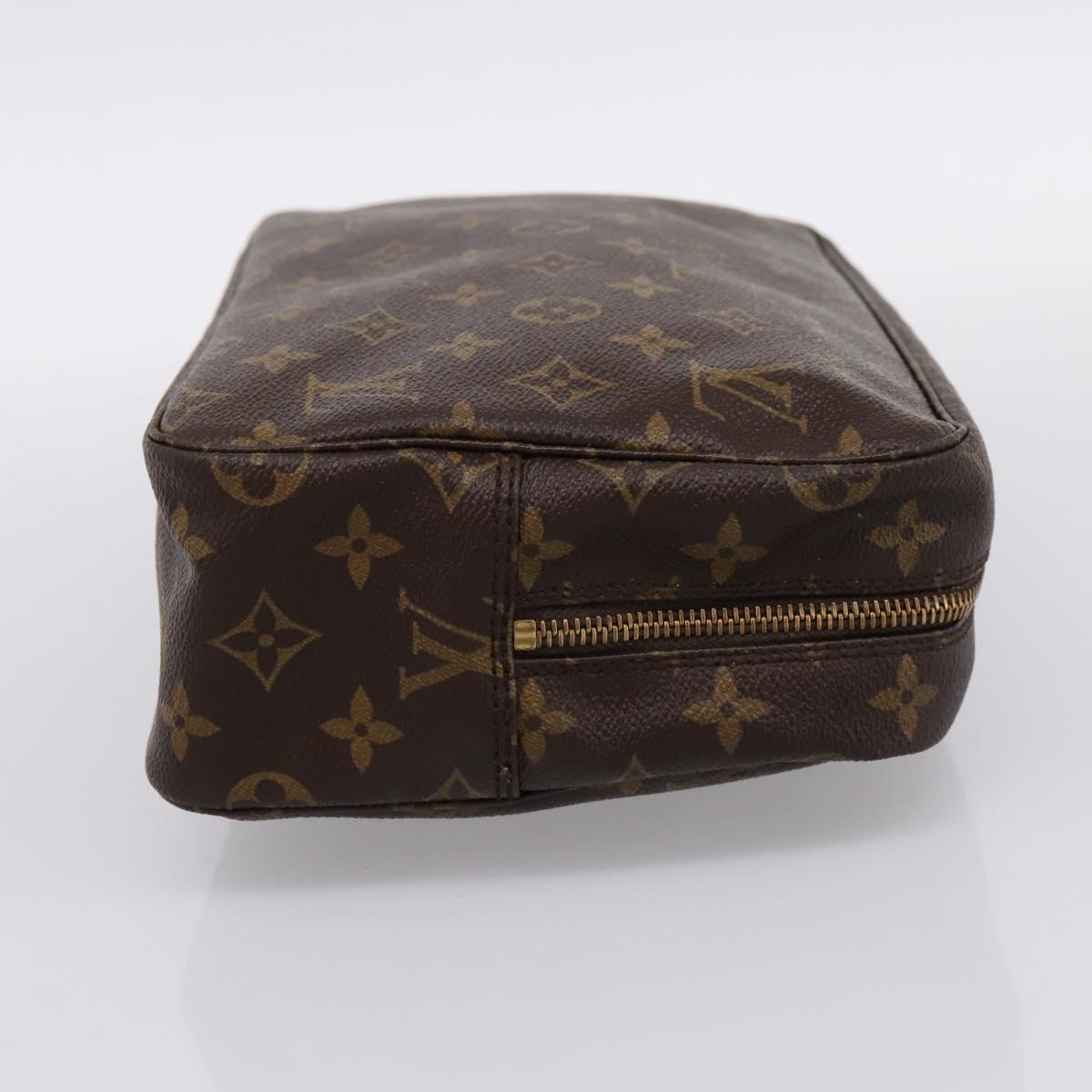 LOUIS VUITTON Monogram Trousse Toilette 28 Clutch Bag M47522 LV Auth kk704