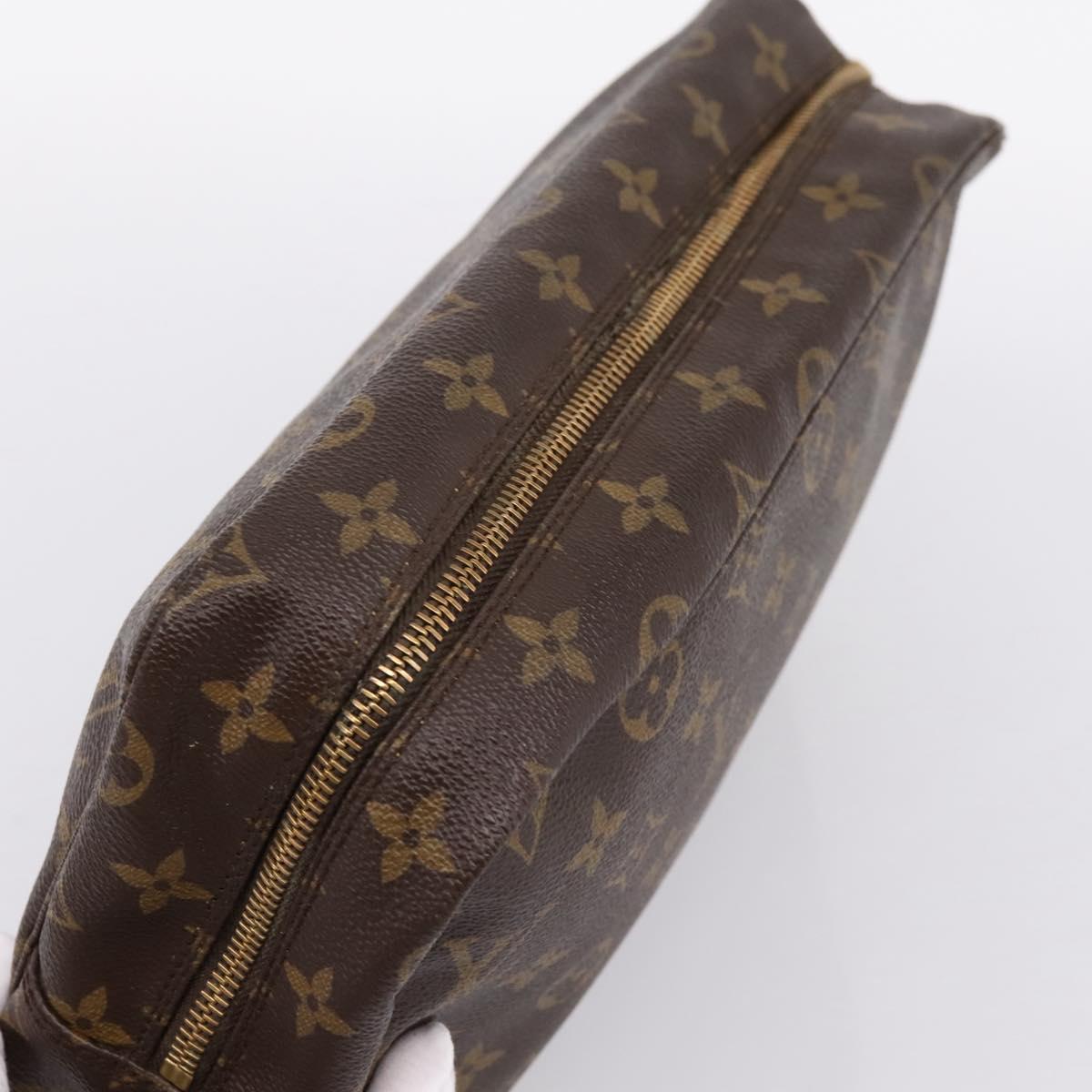 LOUIS VUITTON Monogram Trousse Toilette 28 Clutch Bag M47522 LV Auth kk704