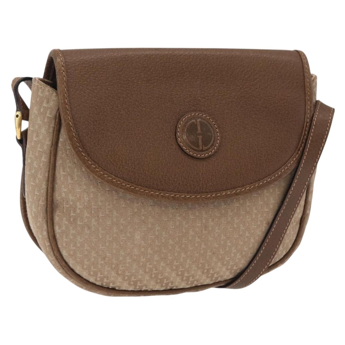 GUCCI Shoulder Bag Canvas Beige Gold Tone 007 115 0074 Auth kk711