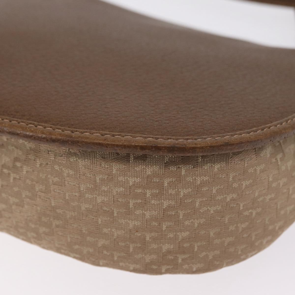 GUCCI Shoulder Bag Canvas Beige Gold Tone 007 115 0074 Auth kk711