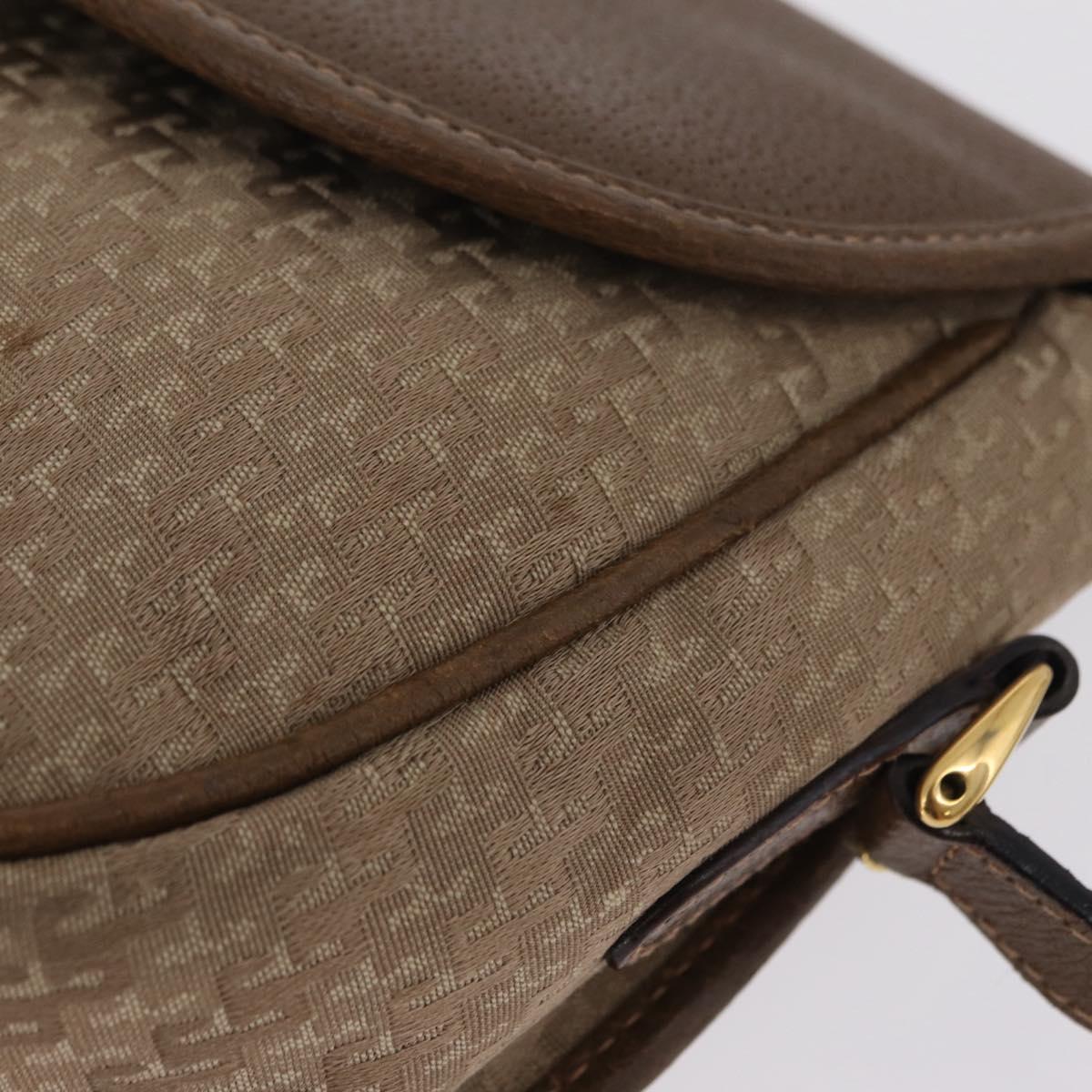 GUCCI Shoulder Bag Canvas Beige Gold Tone 007 115 0074 Auth kk711