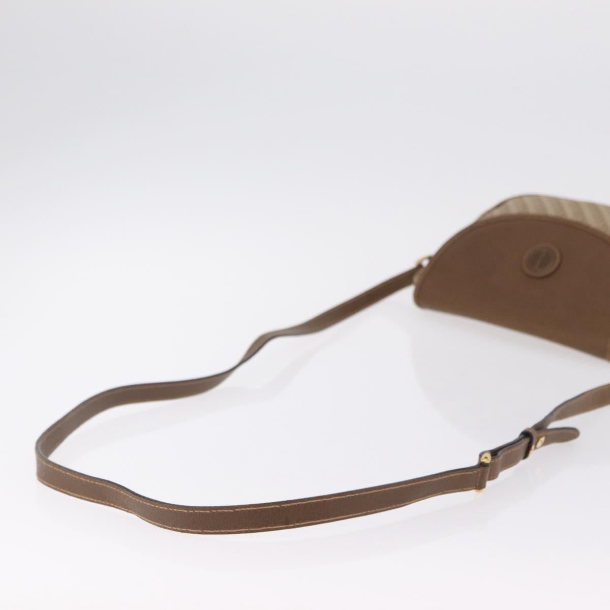 GUCCI Shoulder Bag Canvas Beige Gold Tone 007 115 0074 Auth kk711