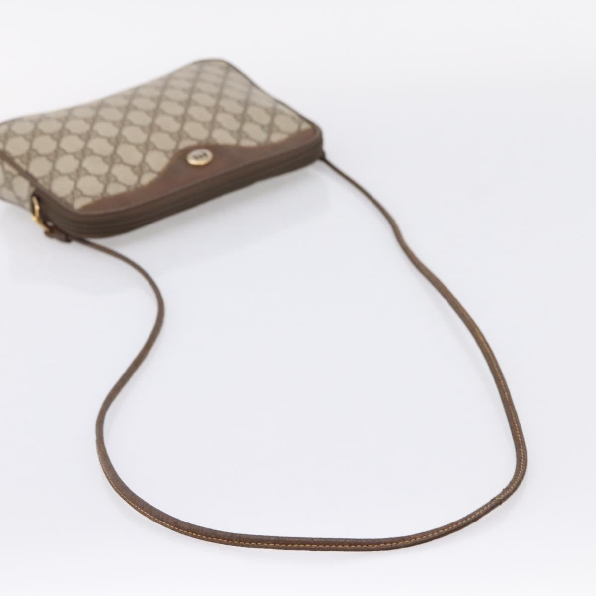 GUCCI GG Supreme Shoulder Bag PVC Beige Gold Tone 119 02 068 Auth kk717