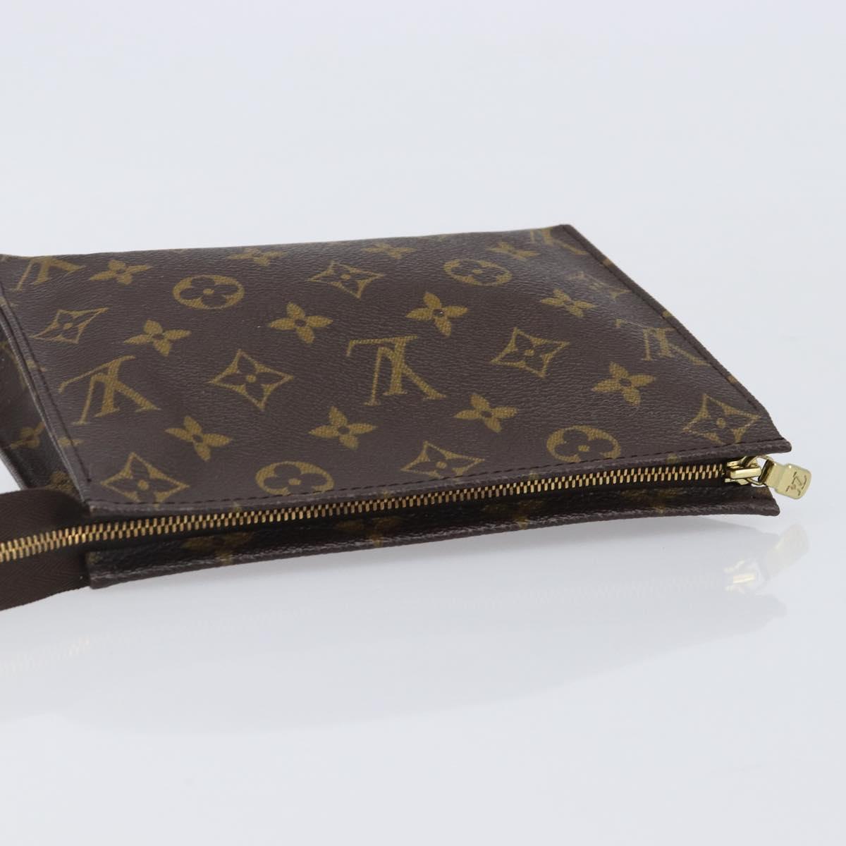 LOUIS VUITTON Monogram Poche Toilette 19 Pouch M47544 LV Auth kk722