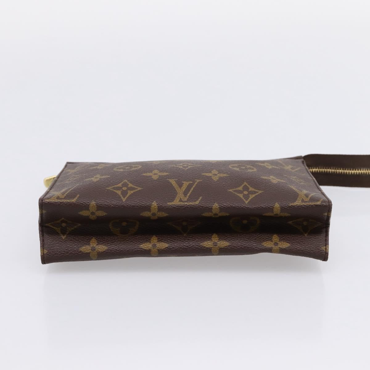 LOUIS VUITTON Monogram Poche Toilette 19 Pouch M47544 LV Auth kk723
