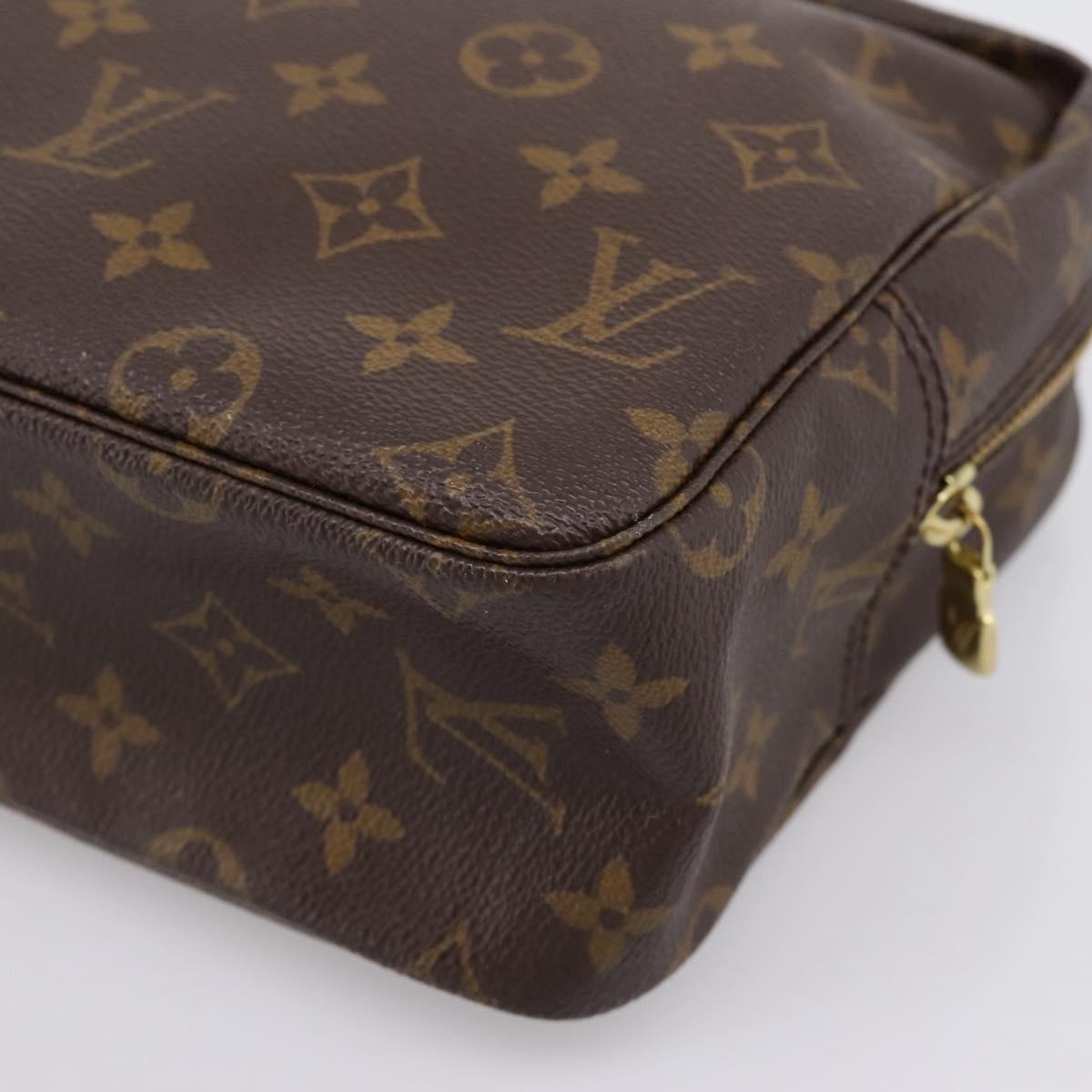 LOUIS VUITTON Monogram Trousse Toilette 28 Clutch Bag M47522 LV Auth kk724