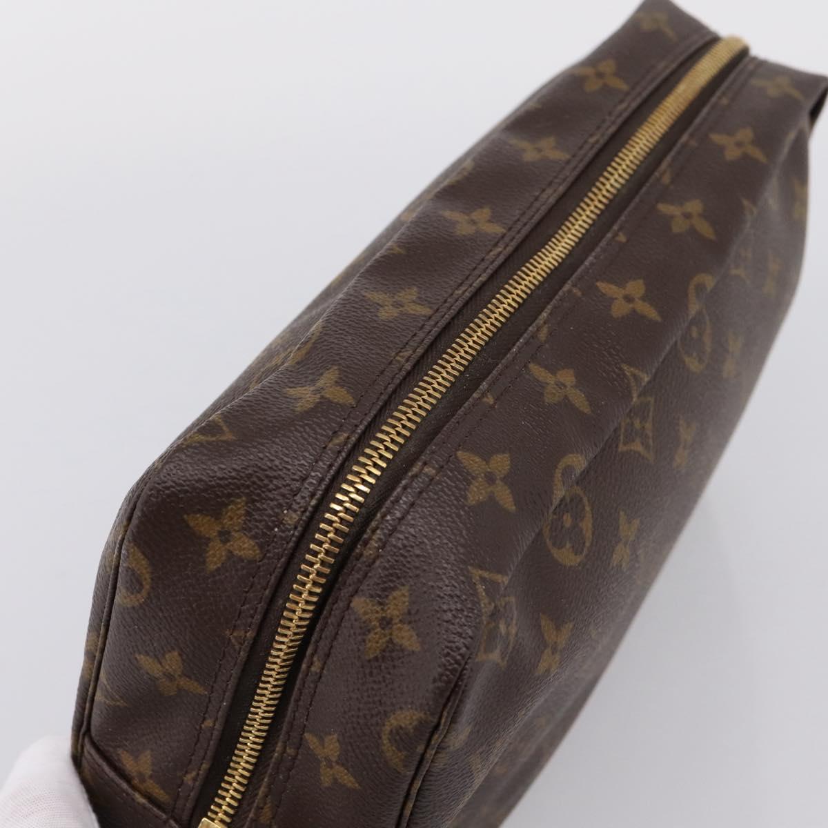 LOUIS VUITTON Monogram Trousse Toilette 28 Clutch Bag M47522 LV Auth kk724