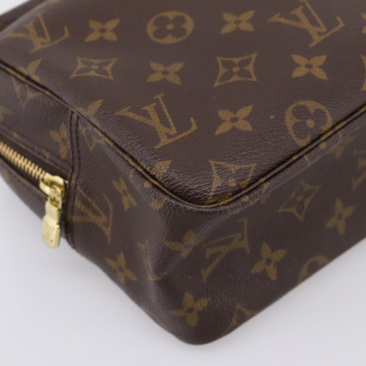 LOUIS VUITTON Monogram Trousse Toilette 28 Clutch Bag M47522 LV Auth kk724