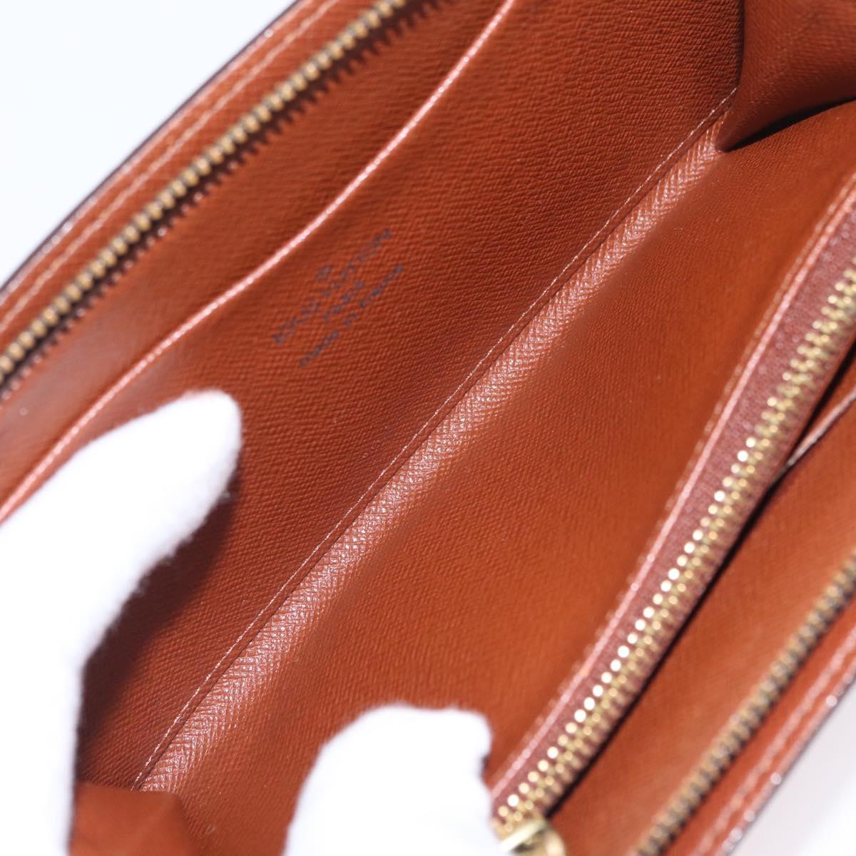 LOUIS VUITTON Monogram Porte Monnaie Zip Long Wallet M61727 LV Auth kk733