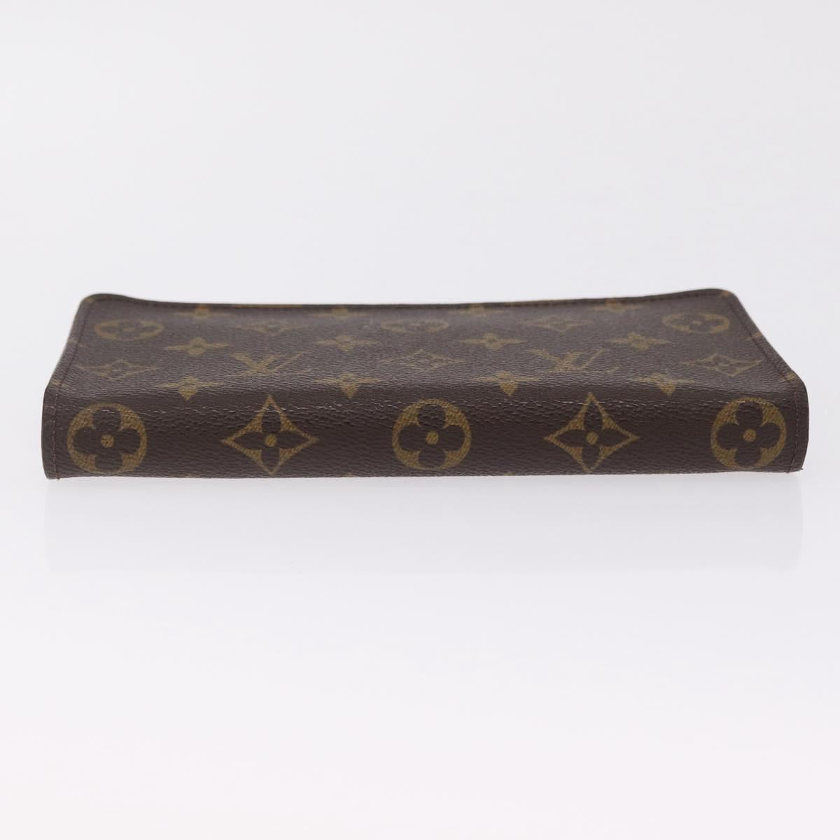 LOUIS VUITTON Monogram Porte Monnaie Zip Long Wallet M61727 LV Auth kk733