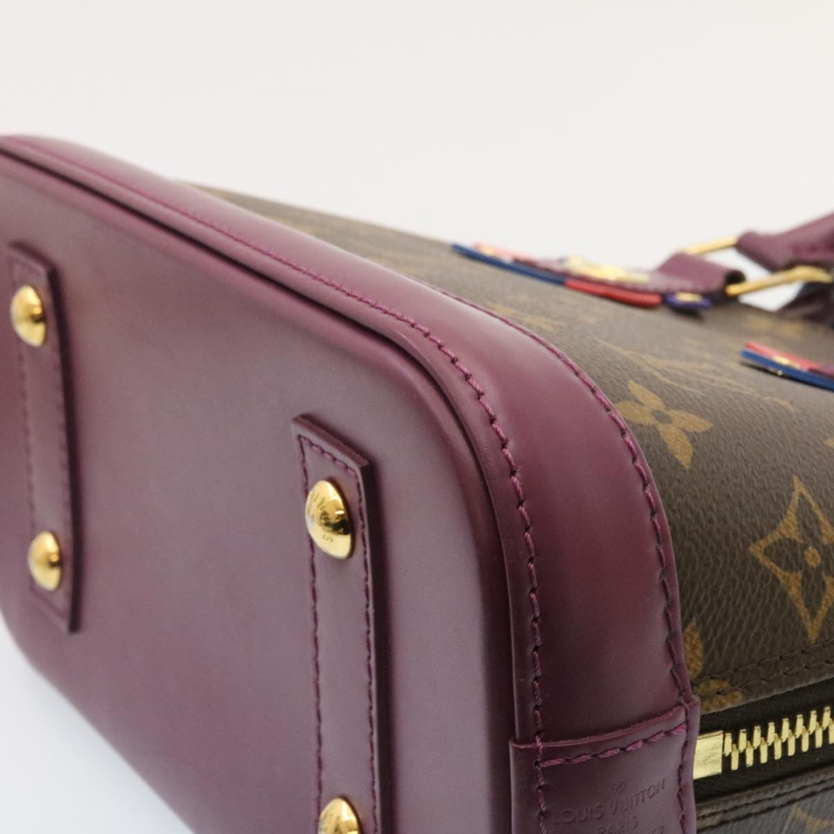LOUIS VUITTON Monogram Totem Alma BB Hand Bag 2Way M41660 LV Auth knn001