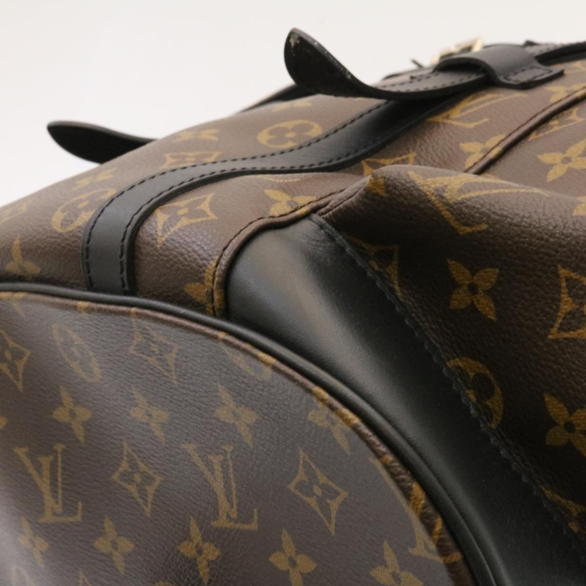 LOUIS VUITTON Monogram Macassar Christopher PM Backpack M43735 LV Auth knn004