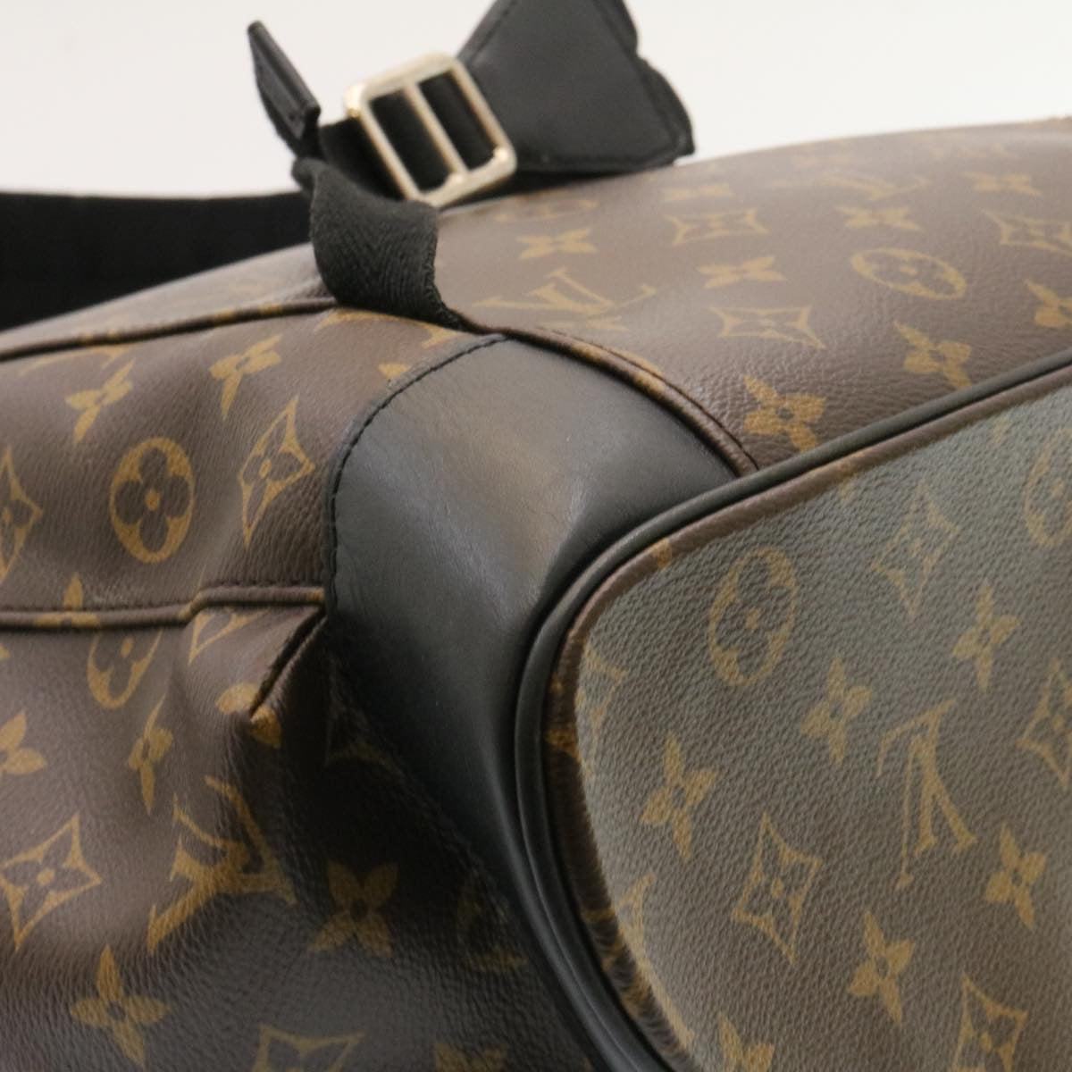 LOUIS VUITTON Monogram Macassar Christopher PM Backpack M43735 LV Auth knn004