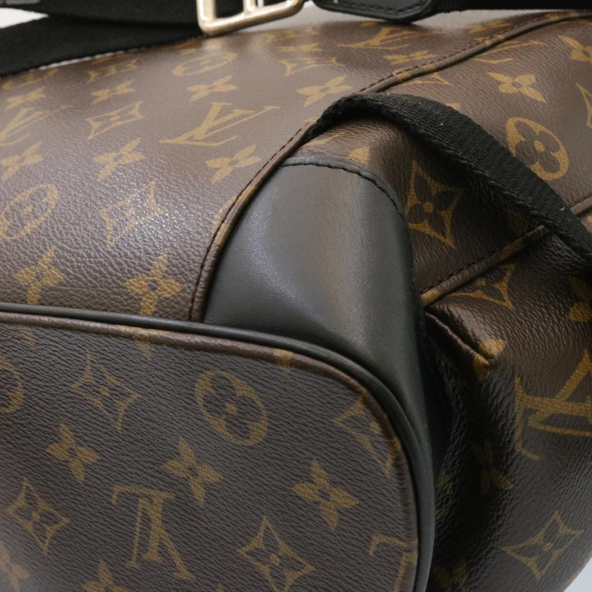 LOUIS VUITTON Monogram Macassar Christopher PM Backpack M43735 LV Auth knn004