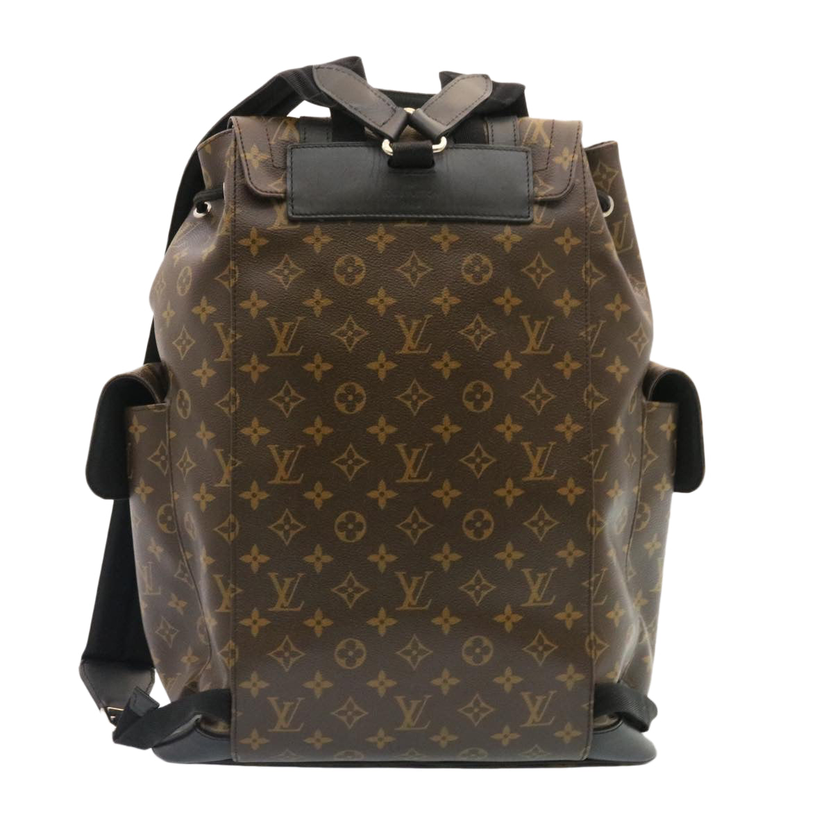 LOUIS VUITTON Monogram Macassar Christopher PM Backpack M43735 LV Auth knn004