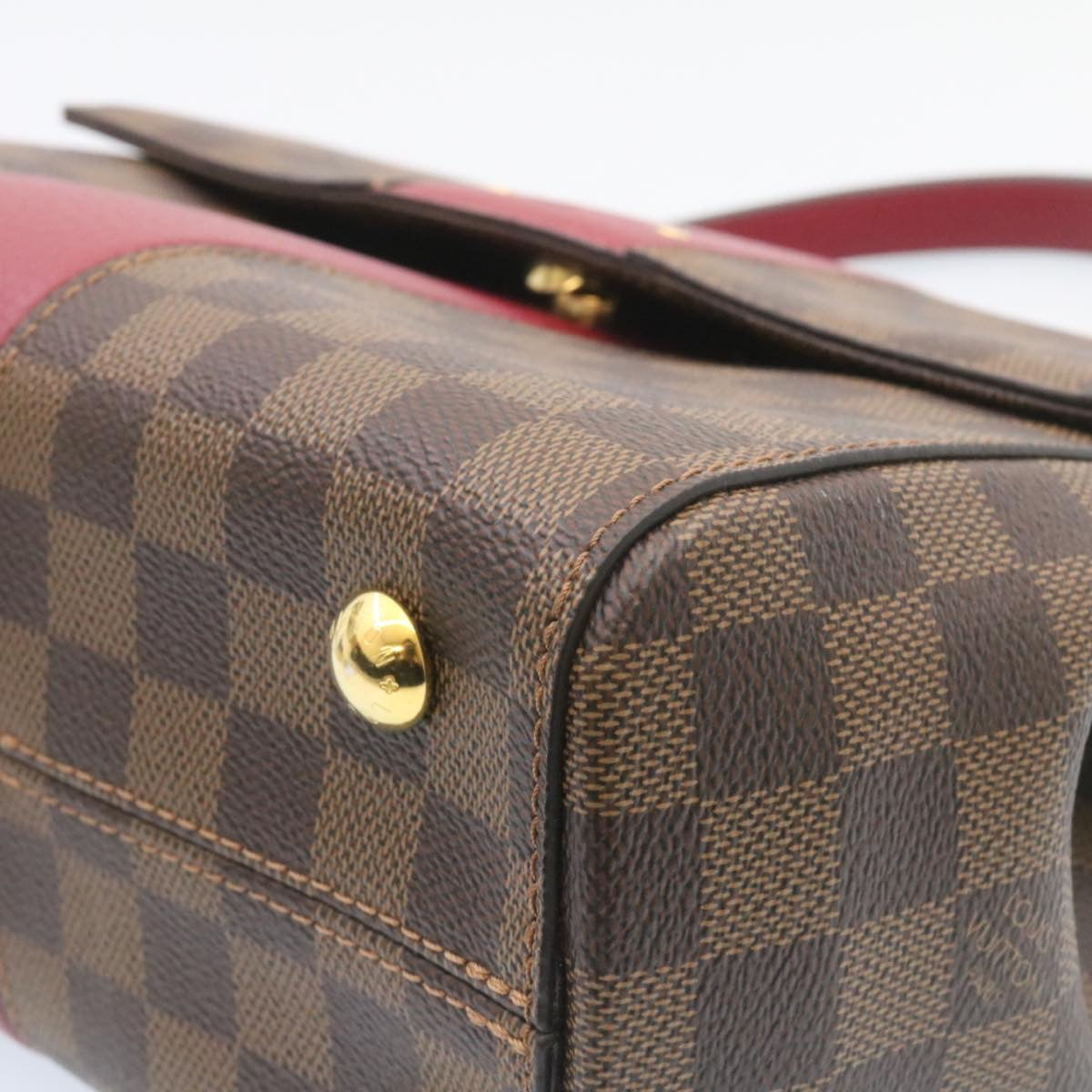 LOUIS VUITTON Damier Ebene Bond Street 2Way Shoulder Hand Bag N64416 Auth knn031