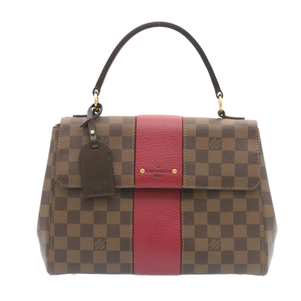 LOUIS VUITTON Damier Ebene Bond Street 2Way Shoulder Hand Bag N64416 Auth knn031