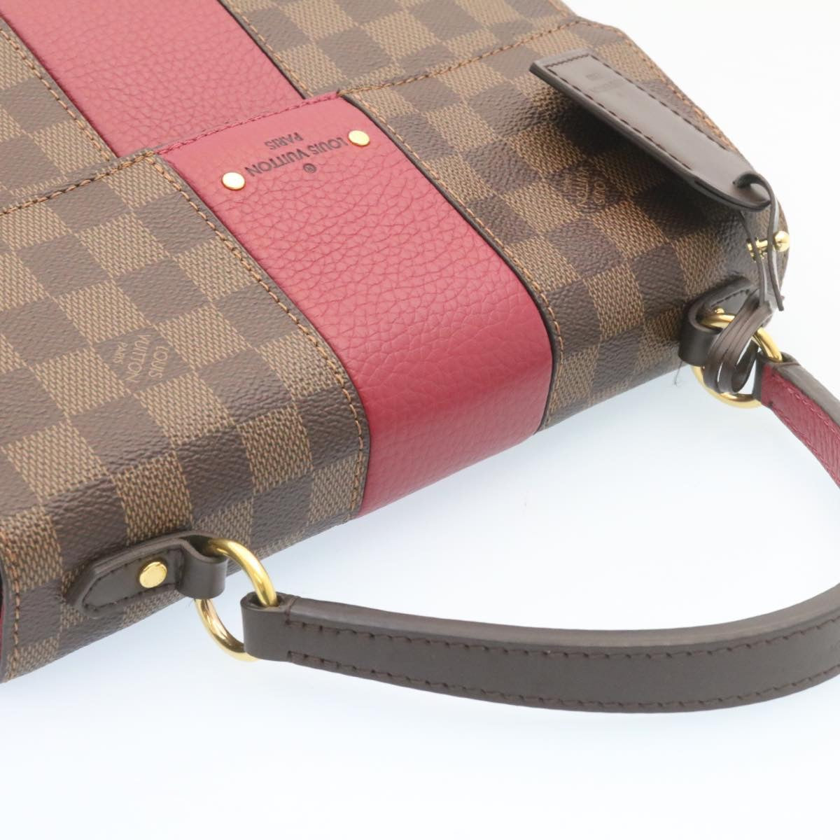 LOUIS VUITTON Damier Ebene Bond Street 2Way Shoulder Hand Bag N64416 Auth knn031