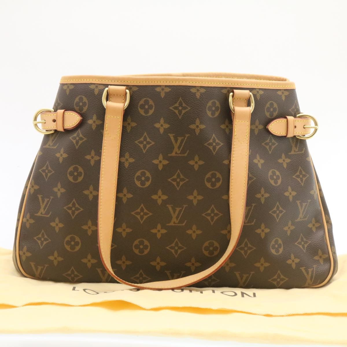 LOUIS VUITTON Monogram Batignolles Horizontal Tote Bag M51154 LV Auth knn035