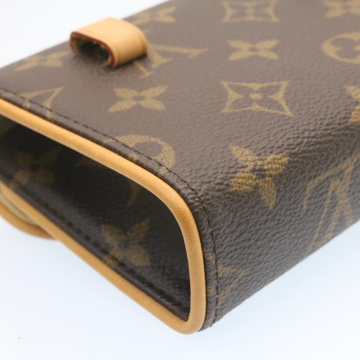 LOUIS VUITTON Monogram Pochette Florentine Waist Pouch M51855 LV Auth knn038