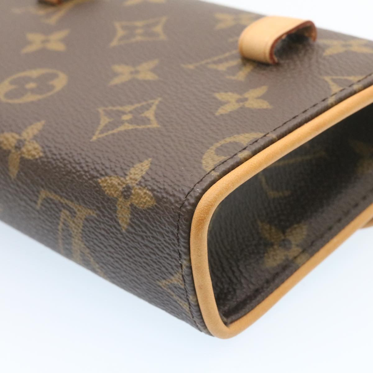 LOUIS VUITTON Monogram Pochette Florentine Waist Pouch M51855 LV Auth knn038