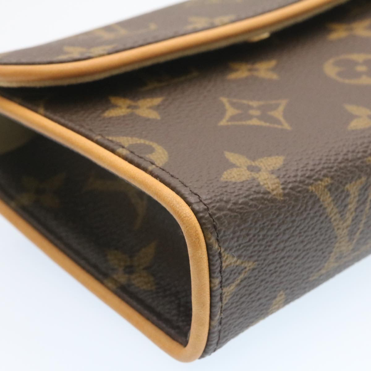 LOUIS VUITTON Monogram Pochette Florentine Waist Pouch M51855 LV Auth knn038