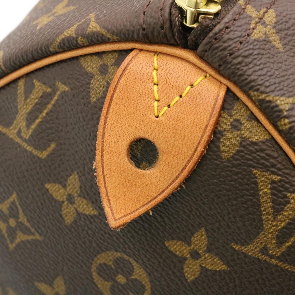 LOUIS VUITTON Monogram Speedy 40 Hand Bag M41522 LV Auth knn054