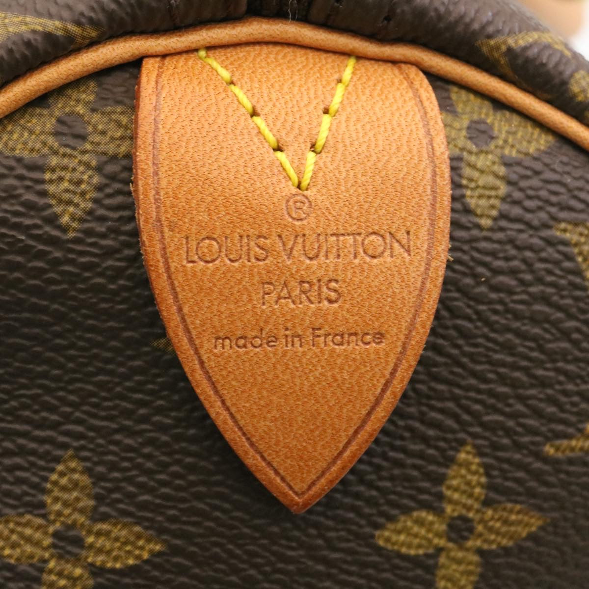 LOUIS VUITTON Monogram Speedy 40 Hand Bag M41522 LV Auth knn054