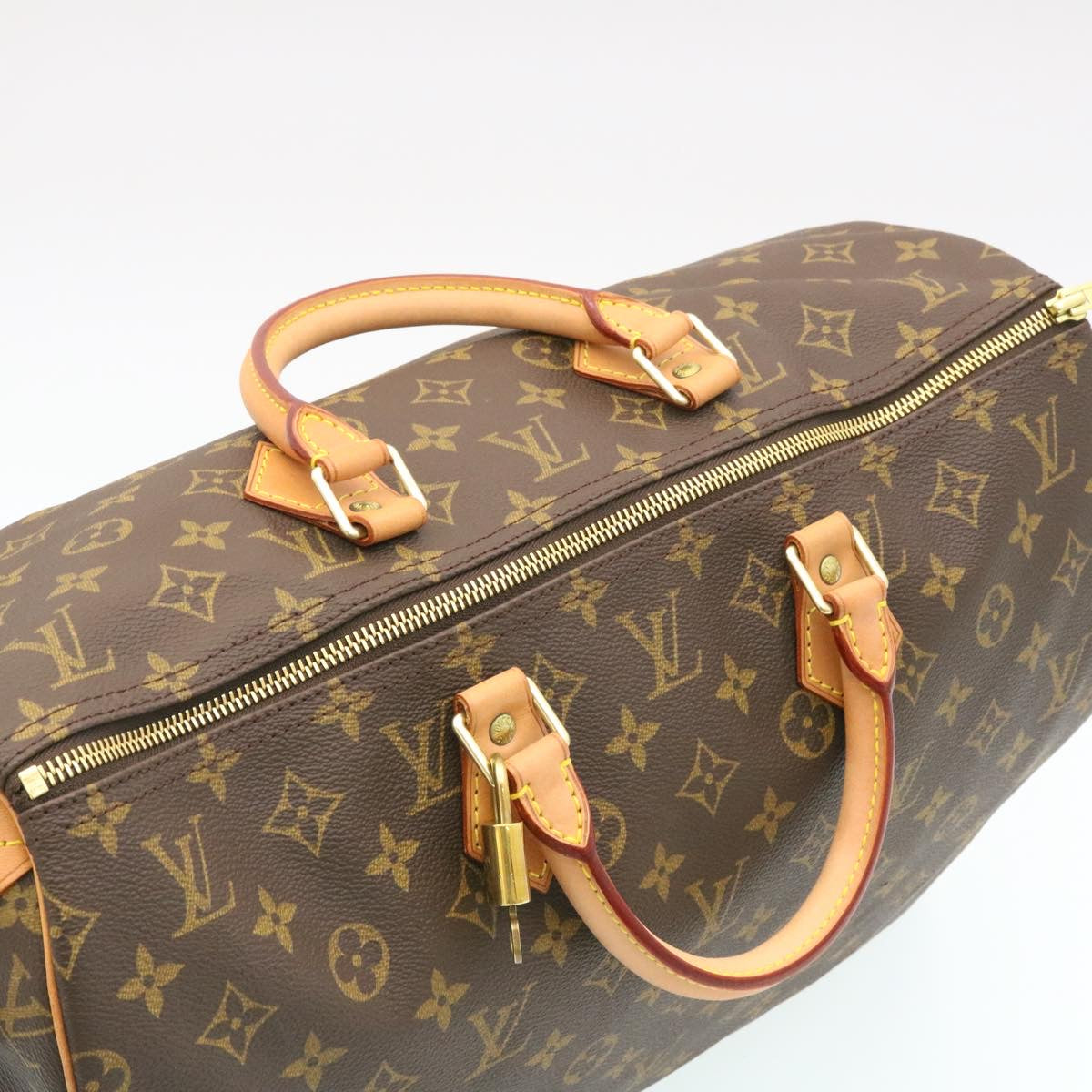 LOUIS VUITTON Monogram Speedy 40 Hand Bag M41522 LV Auth knn054