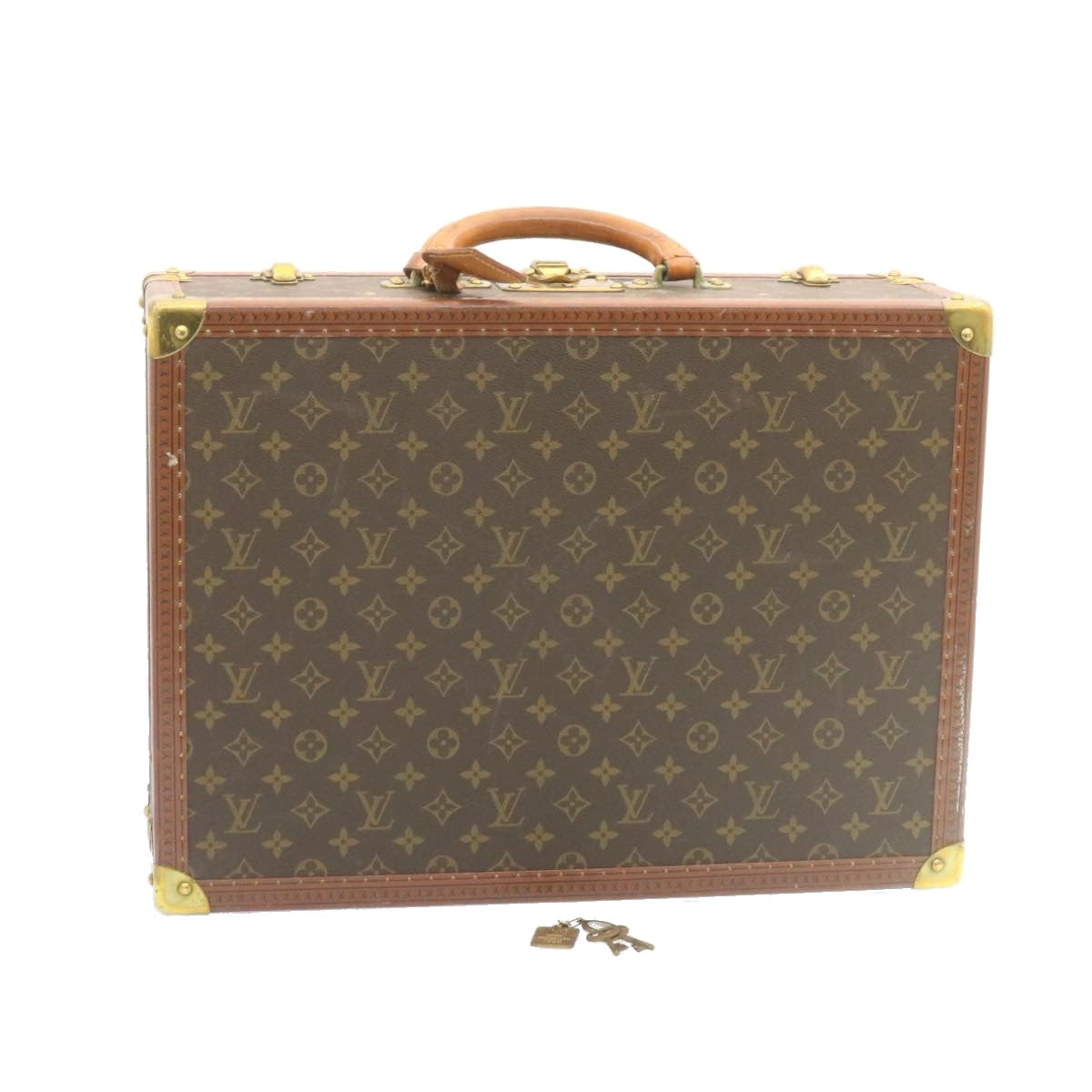 LOUIS VUITTON Monogram Cotteville 50 Trunk Vintage M21422 LV Auth knn056