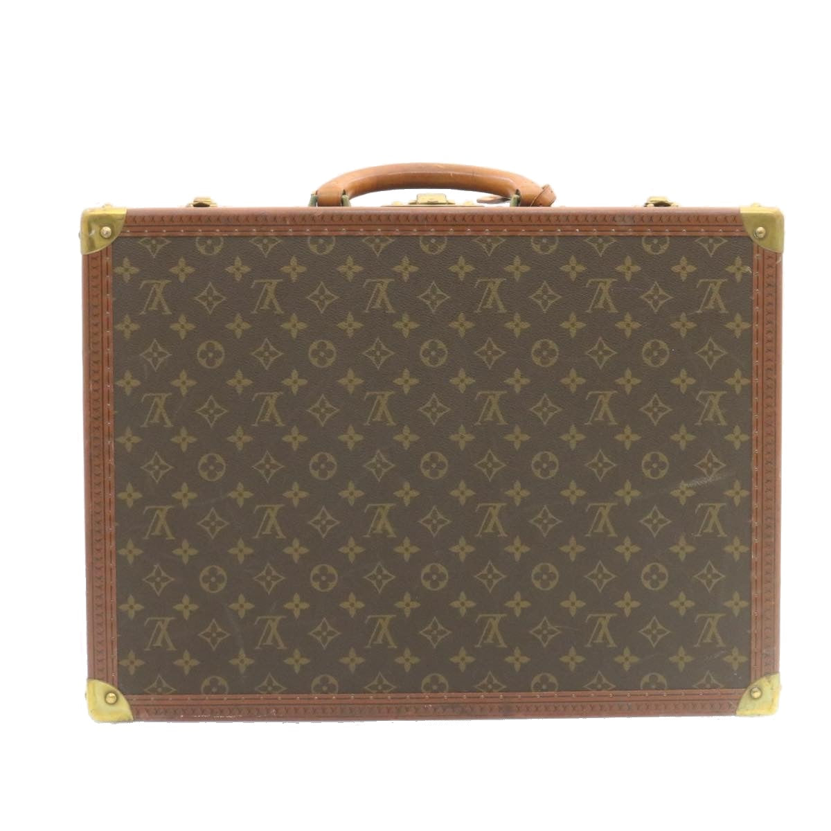 LOUIS VUITTON Monogram Cotteville 50 Trunk Vintage M21422 LV Auth knn056