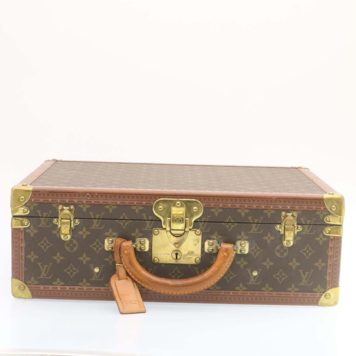 LOUIS VUITTON Monogram Cotteville 50 Trunk Vintage M21422 LV Auth knn056