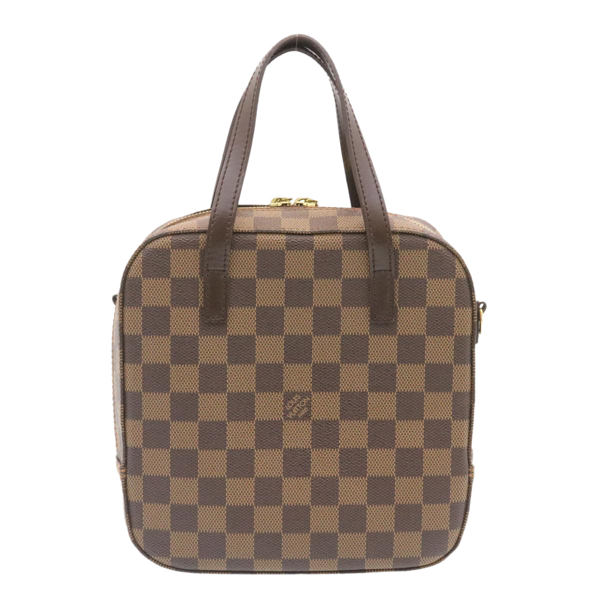 LOUIS VUITTON Damier Ebene Spontini Hand Bag SP Order N48021 LV Auth knn072