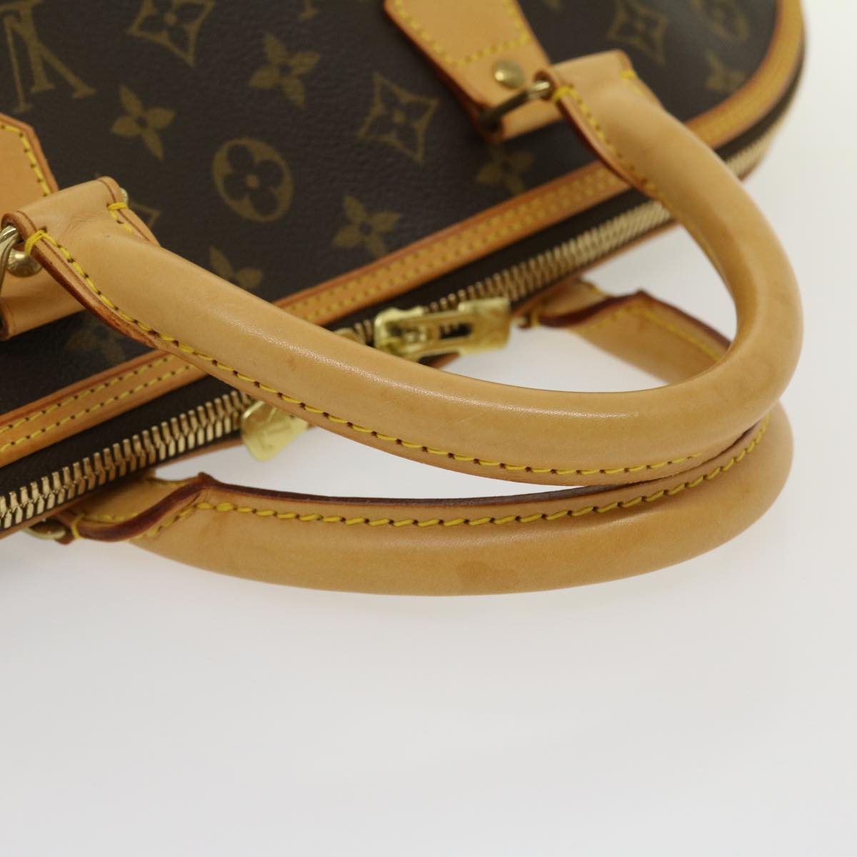 LOUIS VUITTON Monogram Alma Voyage MM Hand Bag M41446 LV Auth knn080
