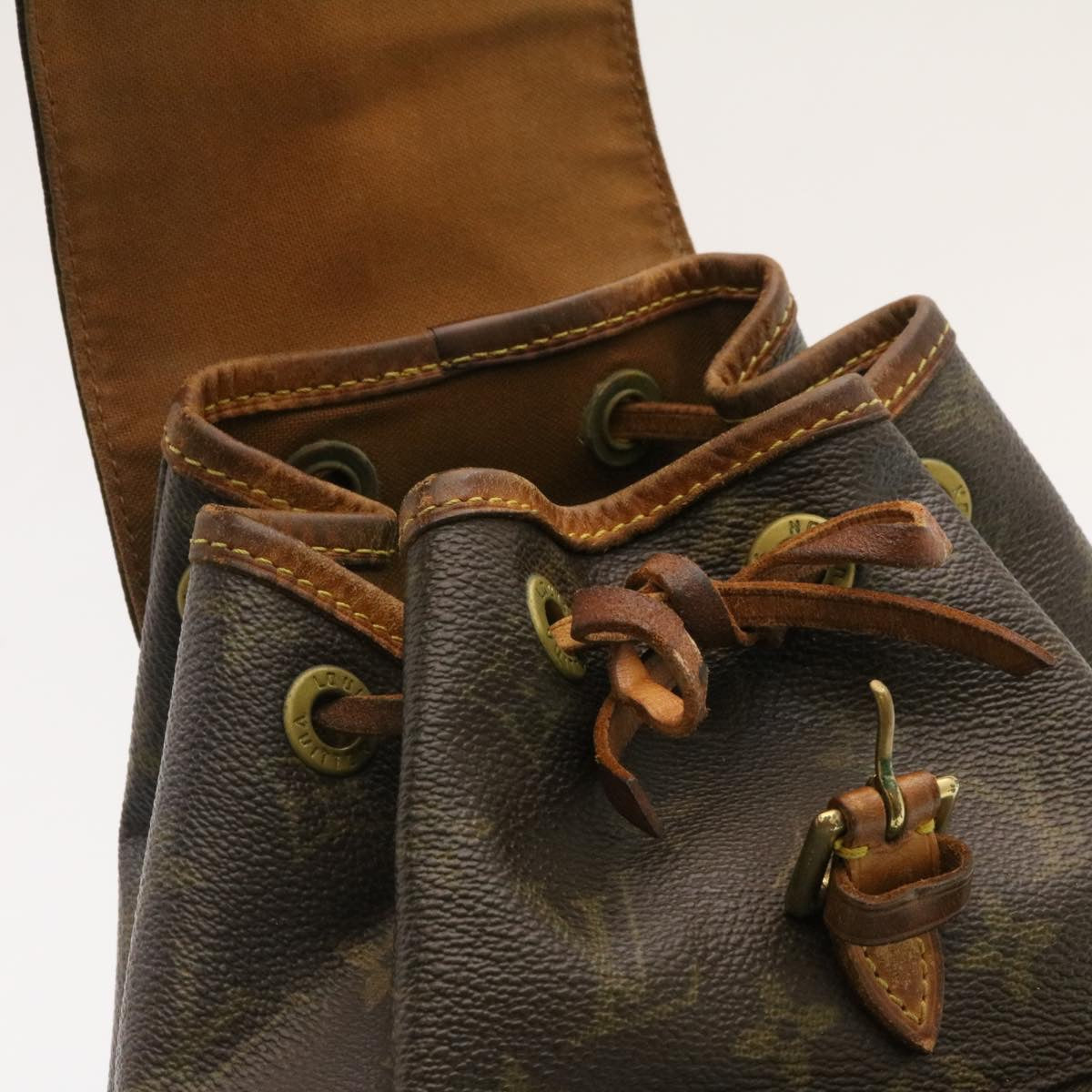 LOUIS VUITTON Monogram Montsouris PM Backpack M51137 LV Auth lc047