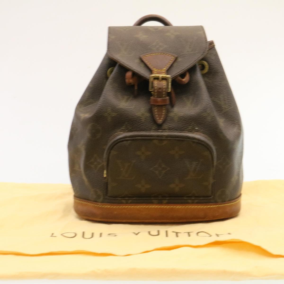 LOUIS VUITTON Monogram Montsouris PM Backpack M51137 LV Auth lc047